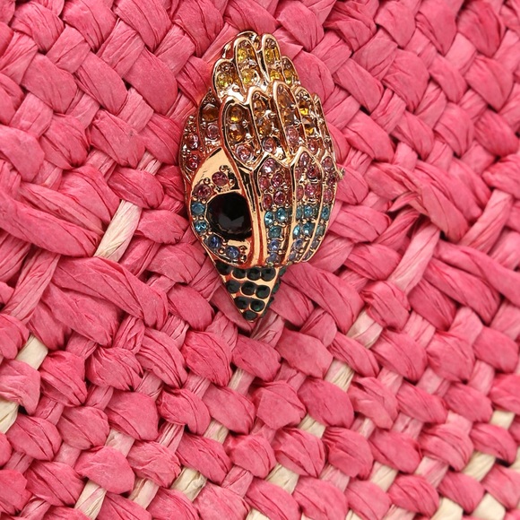 Kurt Geiger London Pink Woven Kensington Basket Tote Bag
NWT - Picture 7 of 8